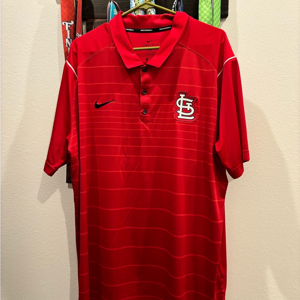 St. Louis Cardinals Nike dri-fit polo